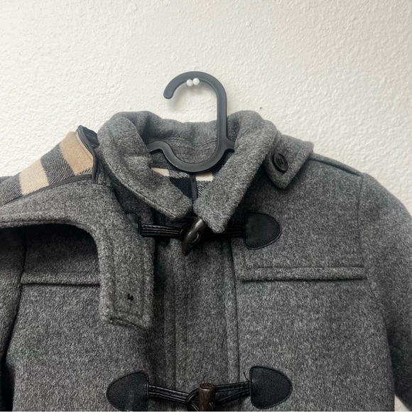 Burberry Wool Duffle Peacoat with Toggle Closure - Picture 4 of 7